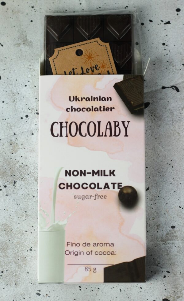 Non-milk chocolate bar